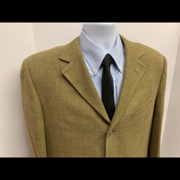 Ermenegildo Zegna soft nailhead brown sportcoat